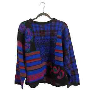Vintage Gitano Plus Multi Pattern Sweater