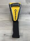 TaylorMade Rocketballz RBZ Stage 2 Driver Head Cover Golf Club Yellow And Black