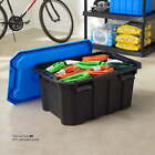 New Listing24 Gallon All-Weather Heavy Duty Plastic Stackable Storage Box w/Latching Lid US
