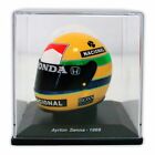 F1 Ayrton Senna McLaren 1988 Rare Helmet Scale 1:5 Formula 1 With Magazine