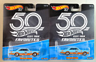 Hot Wheels Premium Lot of 2 50th Favorites '65 Ford Galaxie.