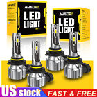 AUXITO Combo 4 9005 + 9006 LED Headlight Kit Bulbs High Low Beam White 80000LM (For: 2007 Honda Accord)