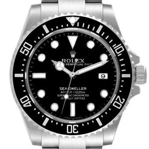 Rolex Seadweller 4000 Black Dial Automatic Steel Mens Watch 116600