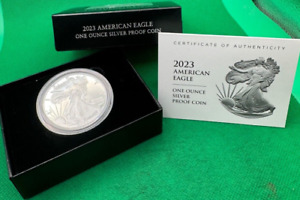 2023 W Proof $1 American Silver Eagle Coin - 23EA (COA/OGP)