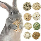 New ListingPet Chew Toys Hamster Rabbit Guinea Pig Natural Grass Straw Woven Ball Toy Gifts