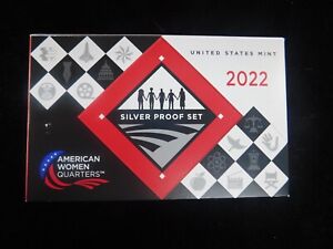 2022 silver proof american women quarter set in mint box with coa sold out