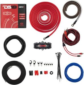 DS18 AMPKIT4 – 4GA CCA Installation Kit for Car Audio Amplifiers Amp Cables