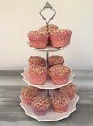3 TIER CERAMIC SERVING STAND CUPCAKE HOLDER for any occasion