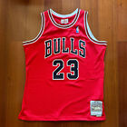 Chicago Bulls Michael Jordan #23 Red Swingman Jersey Size L