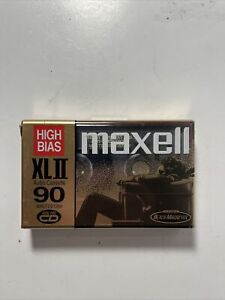 Maxell XLII 90 Minutes High Bias Blank Audio  Cassette Tape NEW SEALED