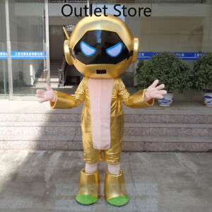 Halloween Cartoon Smart Robot Cosplay Mascot Costume Party Xmas Outfit Carnival