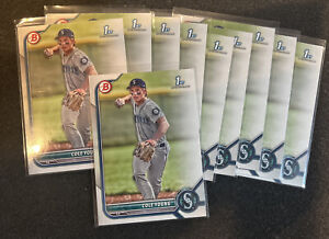 2022 Bowman Cole Young 1st Draft Paper Mariners BD-112 Lot Of 10