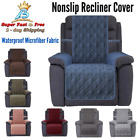 Recliner Cover Chair Furniture Protector Nonslip Waterproof Pockets For Pet 23