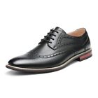 Men Oxfords Wingtip Dress Business Classic Wedding Formal Shoes Wide Size 6.5-15