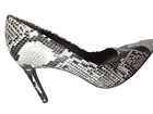 Worthington Snake Print High-Heel Shoes Size 8.5 Black White Pumps Pointed Toe