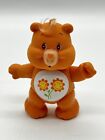 Care Bear Poseable Figure Friend Bear Orange Sunflowers AGC 1983 Toy vintage