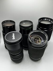 Camera Lens Lot | Vivitar| Makinon| Unitax| Panagor| Kiron|
