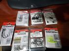 MIXED LOT OF 7 DIFFERENT VMC  JIGS/HOOKS  LIVE BAIT HOLDERS, ETC