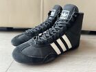 New ListingRARE Vintage 2003 Adidas Wrestling LEA Shoes size 7 Black Suede/Canvas