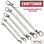 CRAFTSMAN HAND TOOLS 5pc SAE Standard 12pt Offset Box end Wrench set 3/8