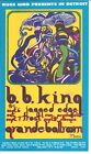 Grande Ballroom Postcard: B.B. KING, FROST, PSYCHEDELIC STOOGES, JAGGED EDGE NM