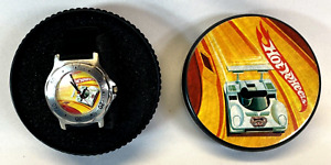 Vintage Hot Wheels 35th Anniversary Limited Ed Collector Leather Watch W Case