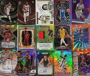 Lot 75 - Massive Modern Basketball Rookies , Parallels, Auto’s - See Pics