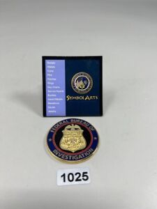 Federal Bureau Of Investigation Coin Brass Symbol Arts