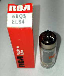 6BQ5 EL84 EL-84 RCA GUITAR AMP OUTPUT TUBE NOS NEW OLD STOCK TESTS PERFECT