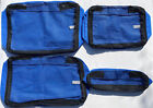 Set of 4 New Navy Blue AARP Luggage Organizer Travel Packing Cubes
