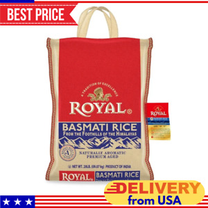 SPRING OFFER! Authentic Royal Basmati White Rice 20 lbs bag
