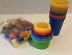 TOY Counting Bears w Sorting Cups & Nesting Cups Color Matching Educational Set