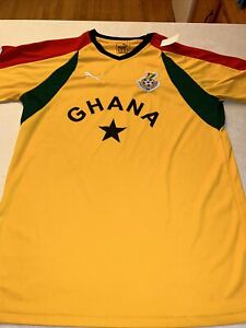 Ghana Jersey Puma 2022 FIFA Qatar World Cup Qualifiers Adult 2XL Yellow