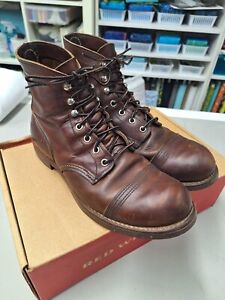 Red Wing Shoes 8111 Iron Ranger 8.5D Men's Boot - Amber Harness