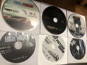 4K UHD Movies - Discs Only - Paper Sleeves, No Cases - SEE DESCRIPTION