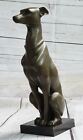 European Design Greyhound Whippet Art Deco Dog Statue, Bronze New Sculpture