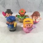 Fisher Price Little People lot of 5 Zoo Sea Captain