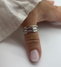 925 Multi Layer Thumb Ring-Chunky Silver adjustable Ring-Present For Woman