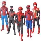Spiderman Costume Cosplay Spider-Man Jumpsuit Halloween Props Costume Adult Kids