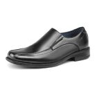 Men's Dress Loafers Slip-ons Shoes Square Toe Leather Linings Shoes US WIDE SIZE