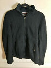 Spyder WomanCable Knit Full Zip Ski Jacket Core Fleece Style 162007 Black