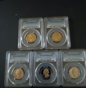 PCGS Lot Of 5 Coins