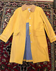 Isaac Mizrahi Women's Trench Coat - Yellow/Tan Size Medium NWOT