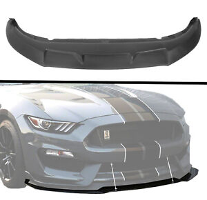Fits 10-14 Ford Mustang Shelby GT500 GT OE Style Front Lip Spoiler - Matte Black