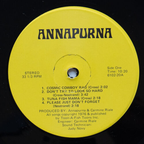 ANNAPURNA S/T 70s Private SOUTHERN ROCK PSYCH JAM BAND Rare 1976 LP