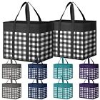 Reusable Grocery Bags 10pack Large Foldable Reusable Shopping Tote Bags Bulk For