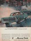 Vintage 1965 Mercury Comet The World's 100,000 Mile Champion Advertisment