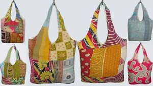 10Pc Wholesale Lot Women Shoulder Bag Vintage Kantha Cotton Handmade Handbag