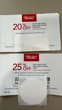 Office Depot OfficeMax 25% AND 20% Off Exp 6/30/24 Online/In Store 2 Coupons