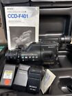 Sony Handycam CCD-F401 Video 8 Vintage Camcorder With Case, Untested